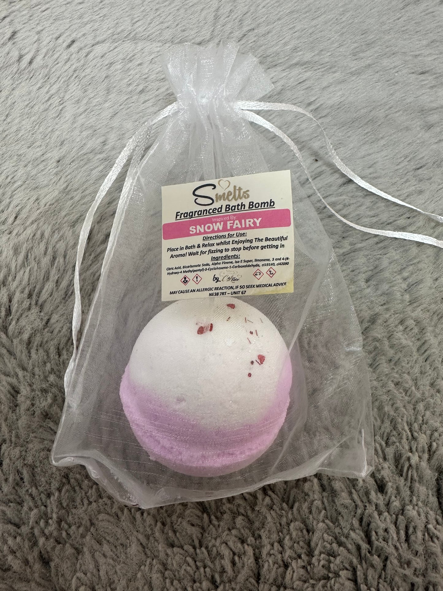 Bath Bomb Inspired By Snow Fairy
