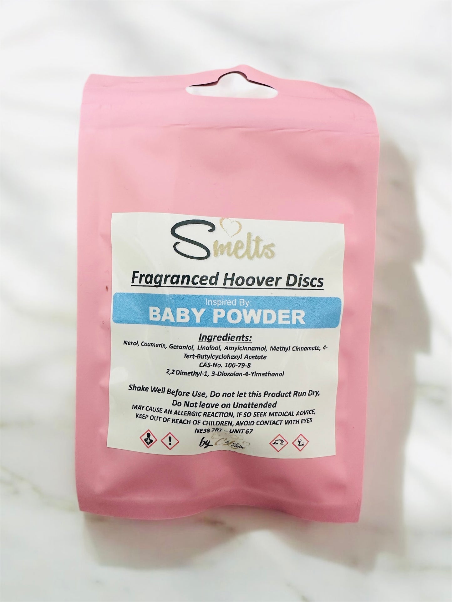 Hoover Discs Inspired By Baby Powder (pack of 4)