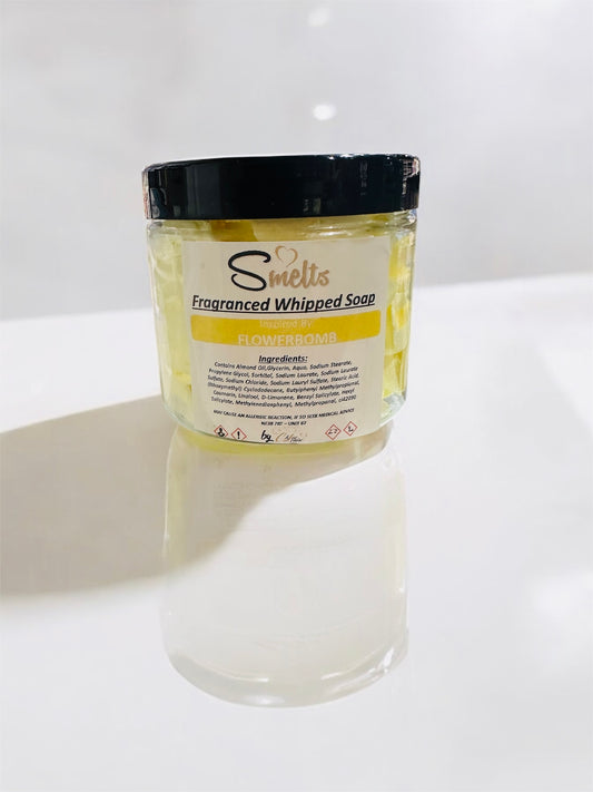 Fragranced Whipped Soap Inspired By Flowerbomb