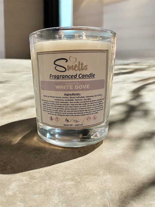 Fragranced Candle Inspired By White Dove
