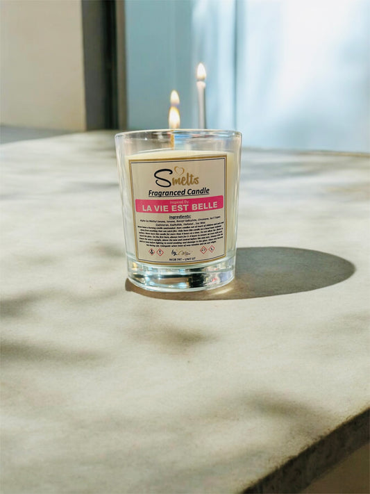 Fragranced Candle Inspired By La Vie Est Belle