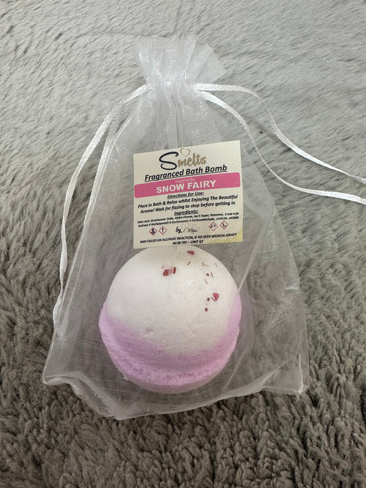 Bath Bomb Inspired By Snow Fairy