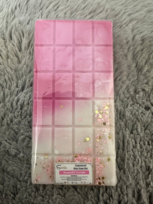 GIANT Wax Snap Bar Inspired By Rhubarb & Custard